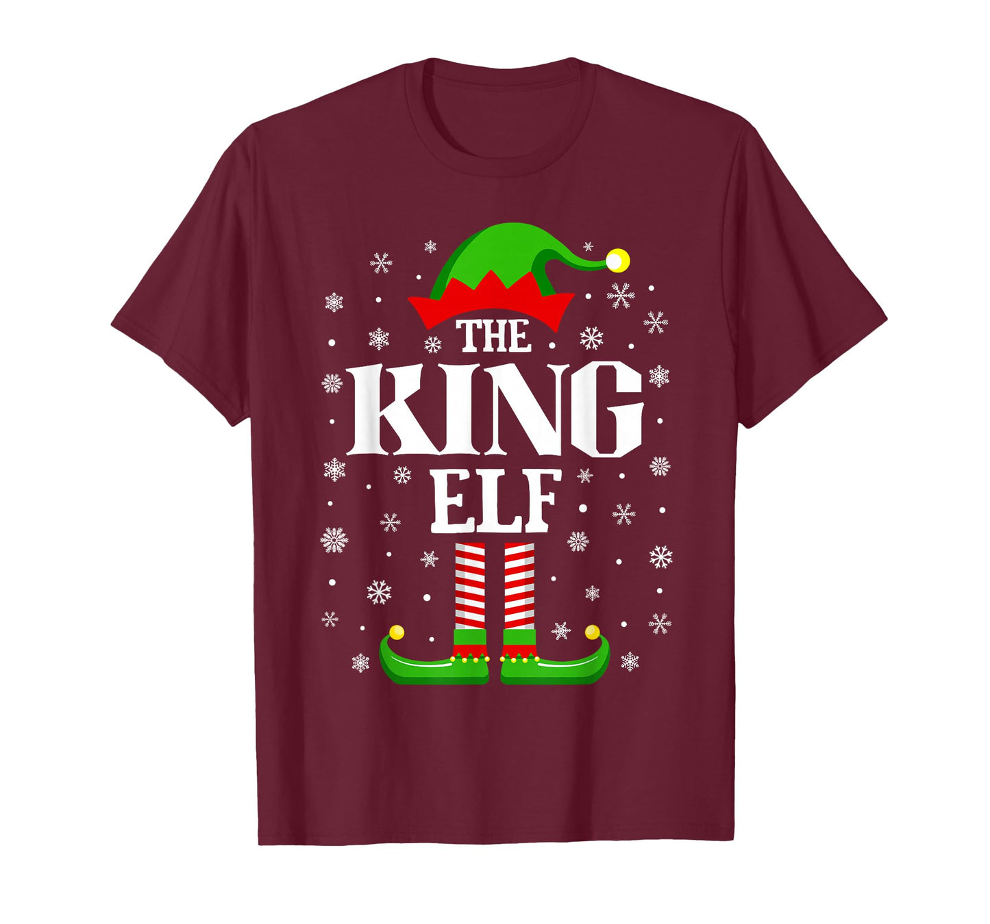 King Elf Funny Christmas Family Matching T-Shirt