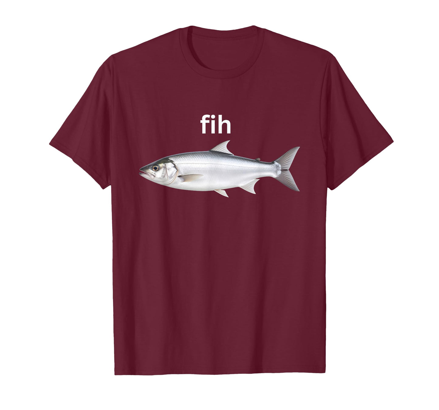 Fih Meme Funny Misspelled Fish Meme Misspelling Brainrot T-Shirt