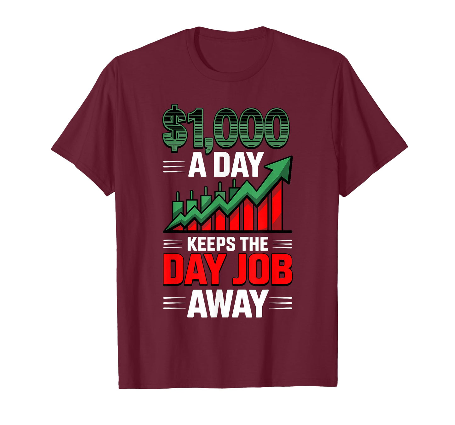 Best Stock Market Art for Men Women Stock Trading Day Trader T-Shirt