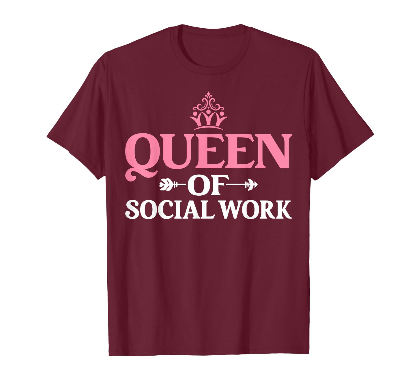 Queen of Social Work Crown Social Worker Women T-Shirt