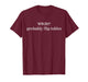 WWJD Probably Flip Tables Christian Humor Retro T-Shirt