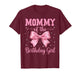 Mommy of Birthday Girl Coquette Bow Party Family Matching T-Shirt