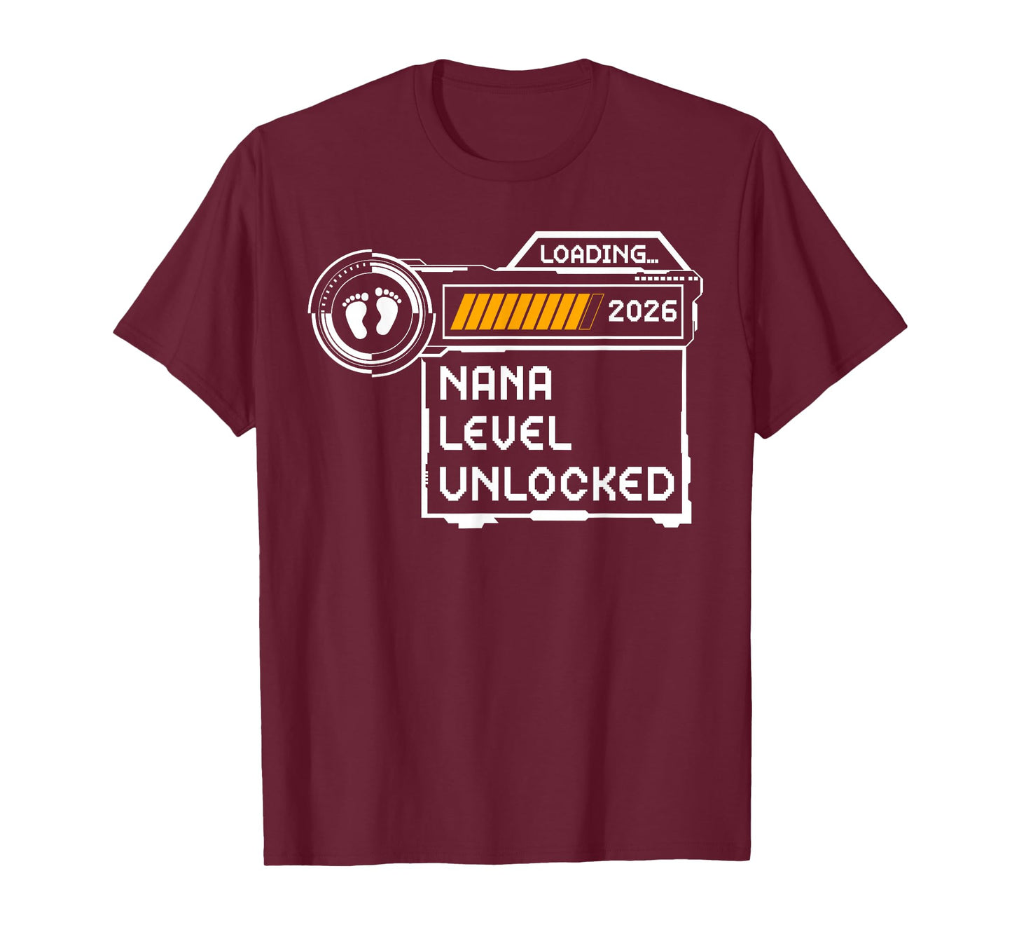 Nana Level Unlocked Est 2026 First Time Grandma Soon to Be T-Shirt