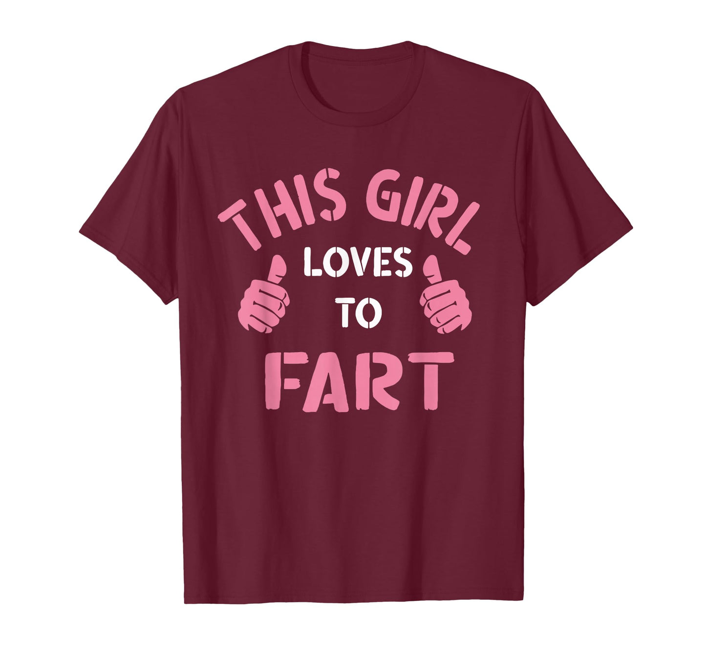 Vintage Funny Sarcastic Saying This Girl Loves to Fart T-Shirt