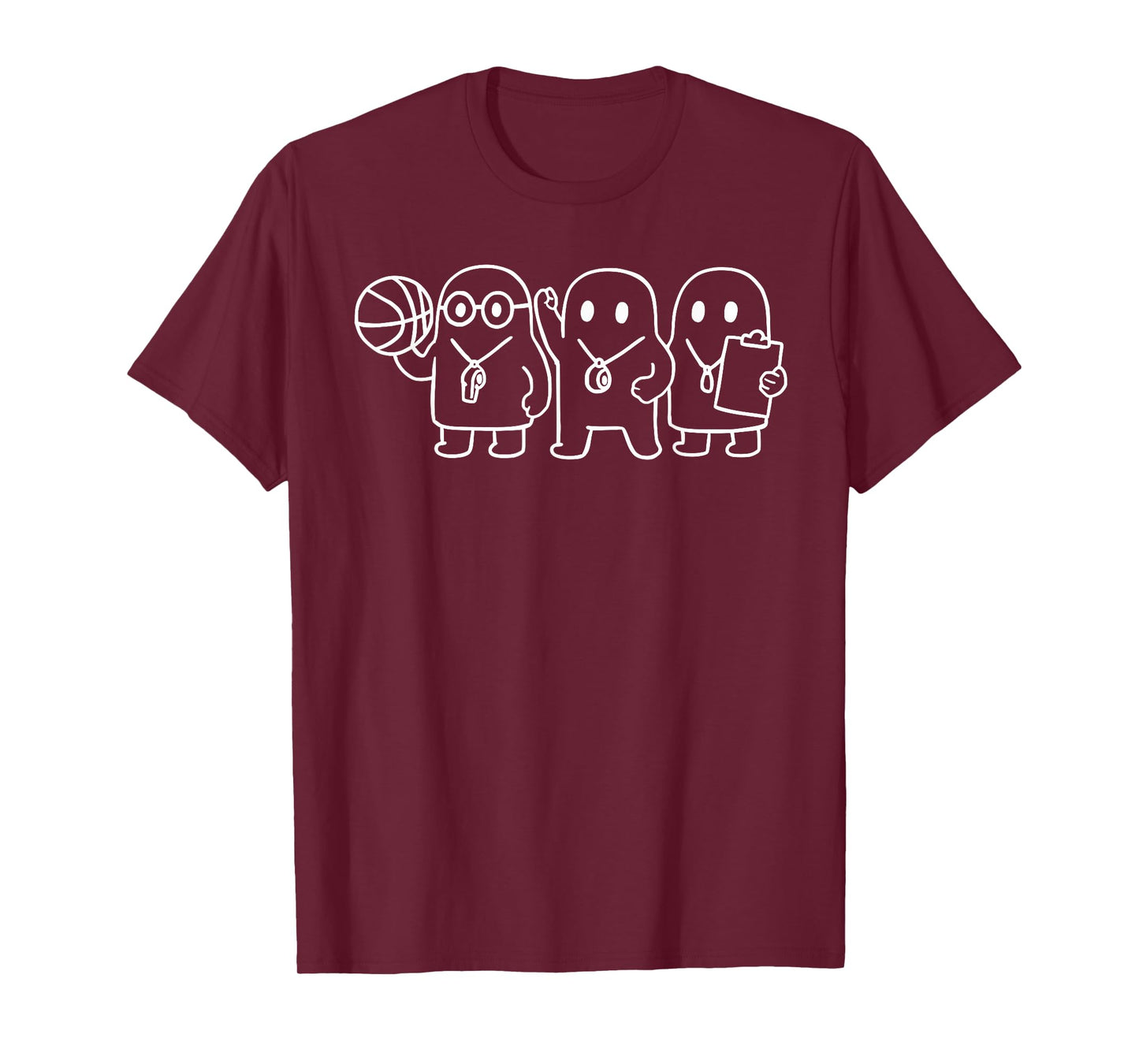 Funny Halloween Costume Ghost for Gym Teacher PE Coach T-Shirt