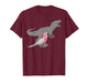 Galah Cockatoo with T rex Shadow Bird Lovers T-Shirt