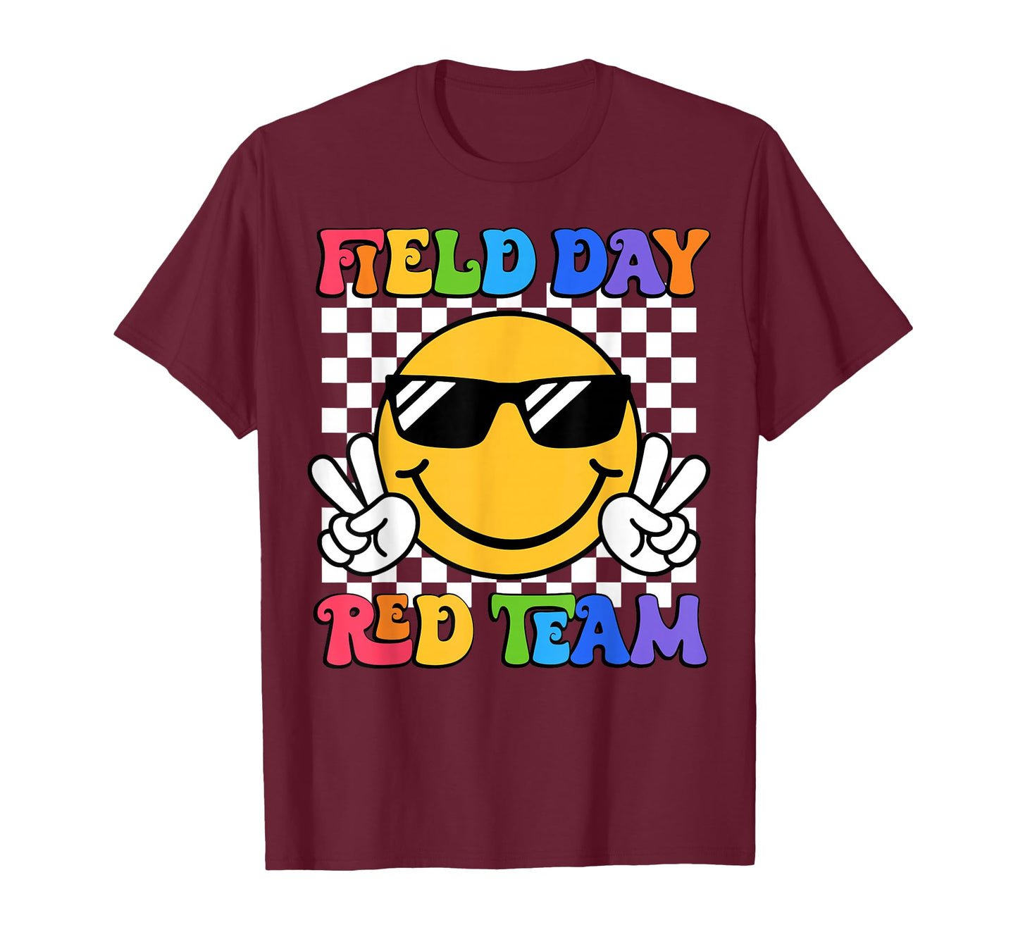Field Day Red Team Funny for Teacher Kids Field Day Games T-Shirt