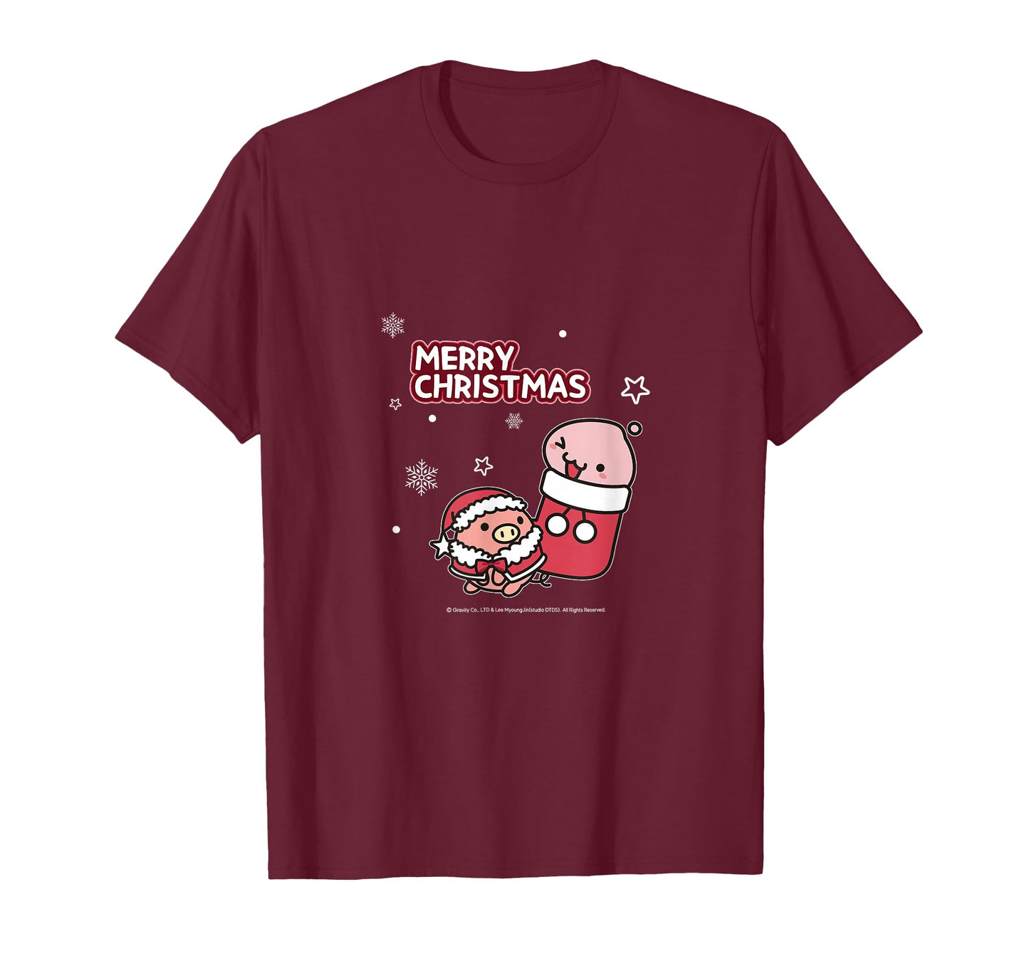 [2025 Christmas] Ragnarok Savage Babe & Stocking Poring T-Shirt