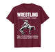 Funny Wrestling Definition The Art of Folding Clothes T-Shirt