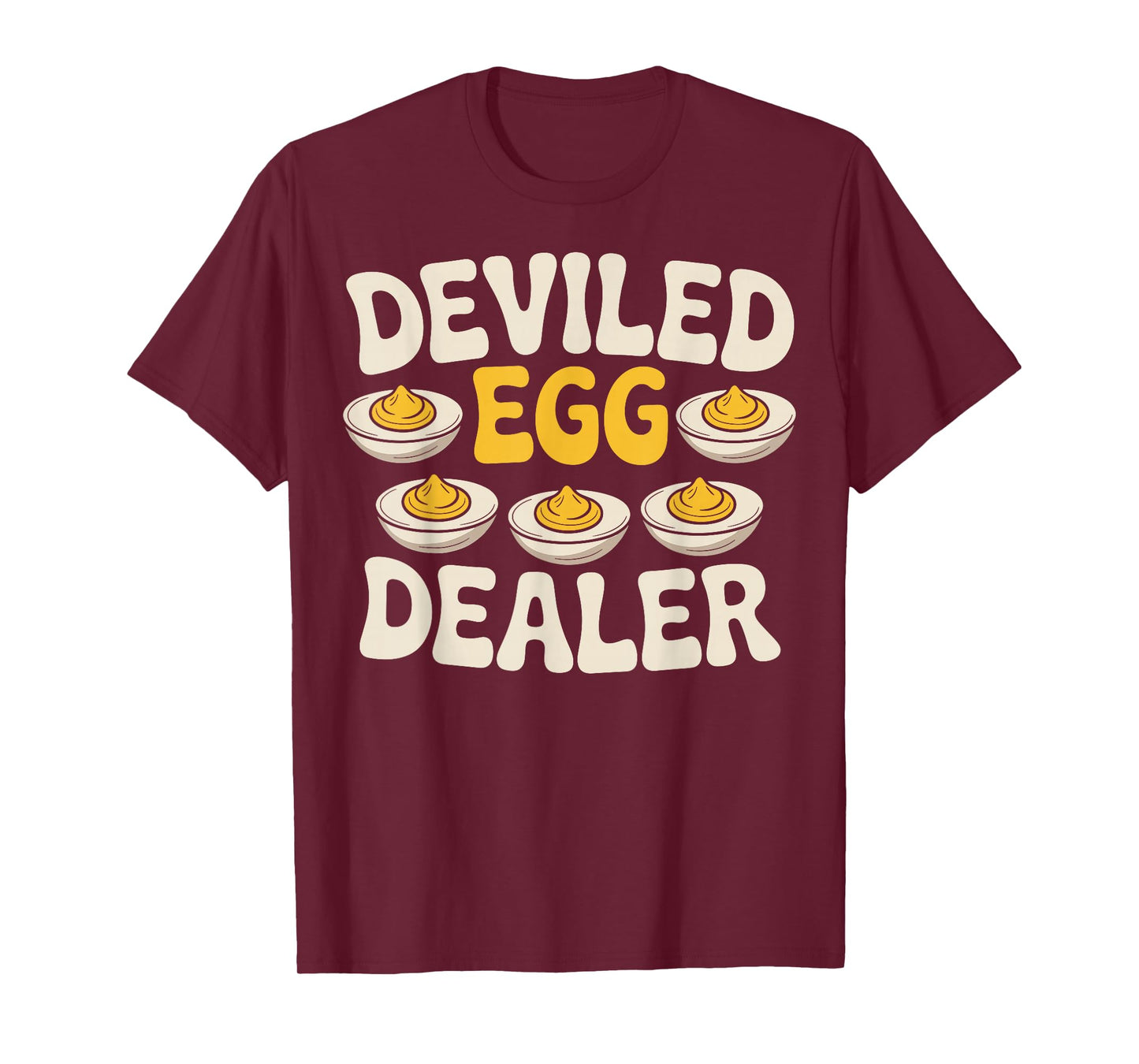 Deviled Egg Dealer Retro Thanksgiving Food Deviled Egg T-Shirt
