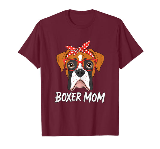 Boxer Dog Mom T-Shirt