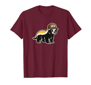 Honey Badger I Don't Care Trucker Funny Animal Art T-Shirt