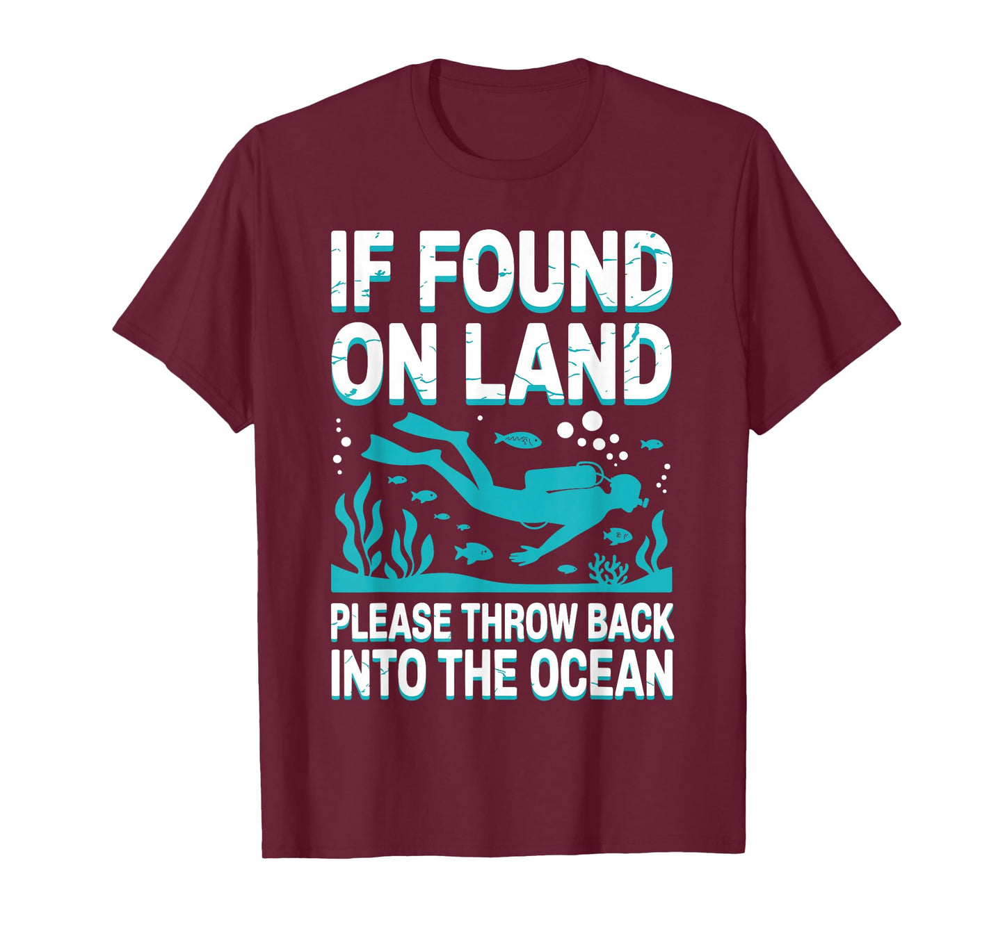 Funny Scuba Diving Art for Men Women Scuba Dive Scuba Diver T-Shirt