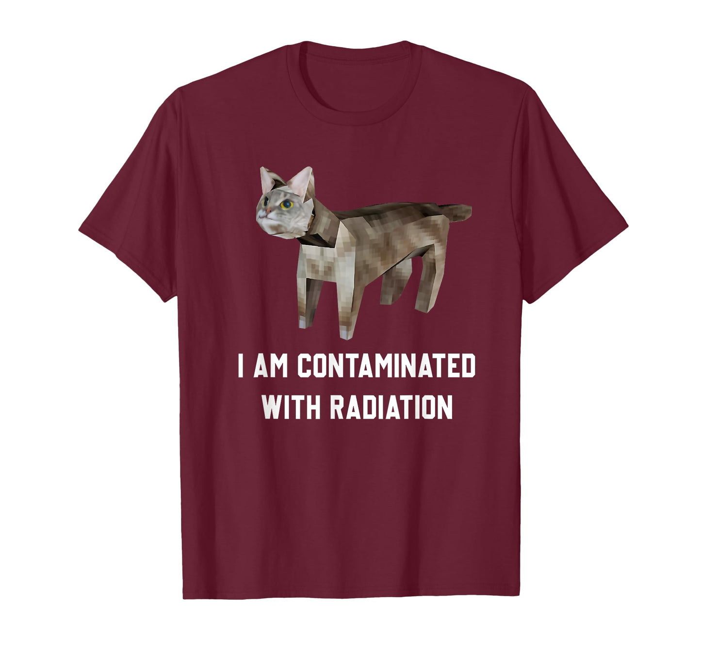 I Am Contaminated Funny Cat Meme T-Shirt