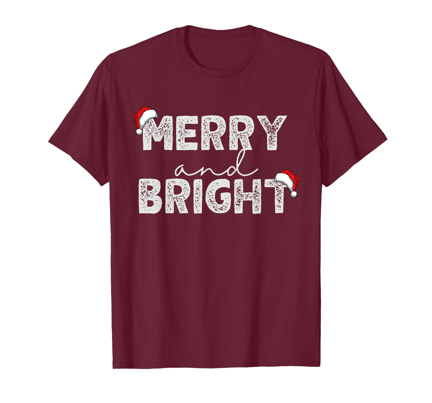 Funny I'm Trying to Feel Merry and Bright Couples Matching T-Shirt