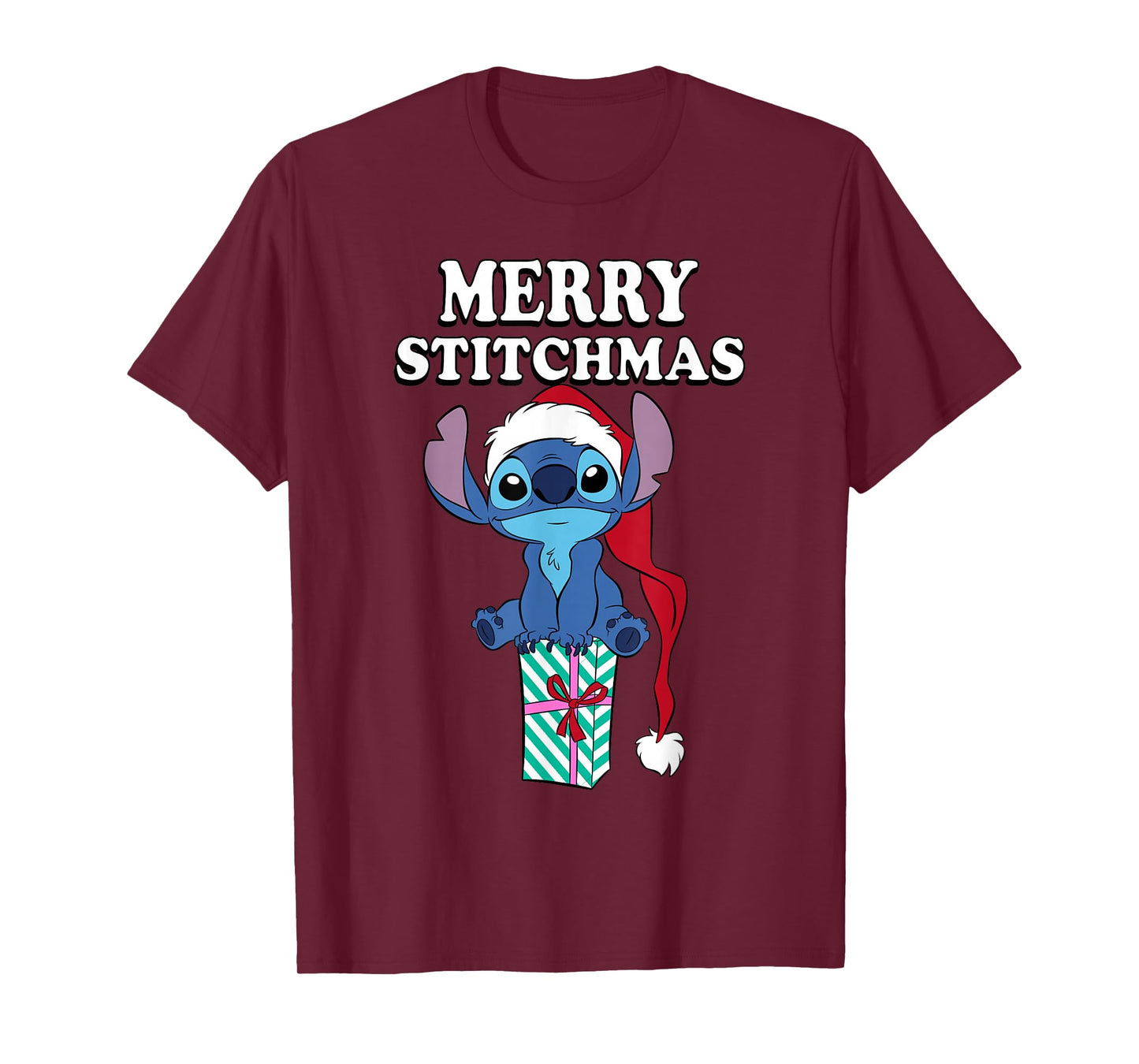 Disney Lilo & Stitch Christmas Merry Stitchmas Cute Stitch T-Shirt
