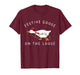 Vintage Funny Festive Goose on The Loose Christmas Retro T-Shirt