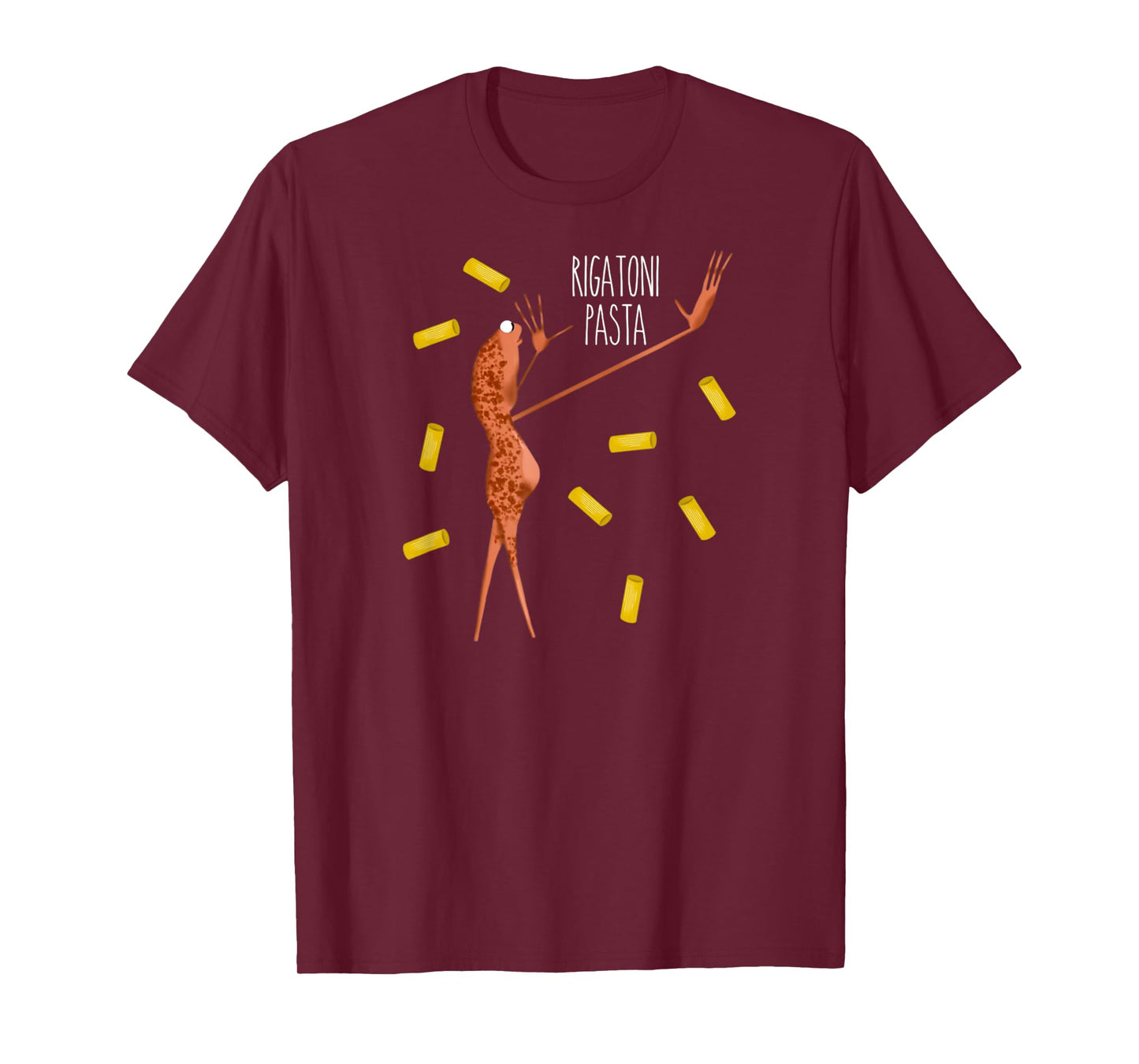 Rigatoni Pasta Design Style Marcus The Worm Funny Meme T-Shirt