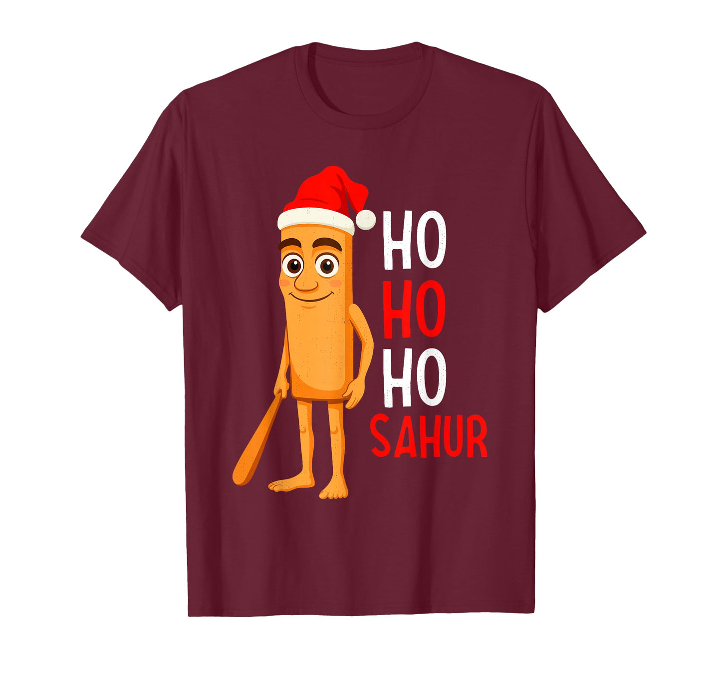 Ho Ho Ho Sahur Brainrot for Kids Boys Gen Alpha Christmas T-Shirt