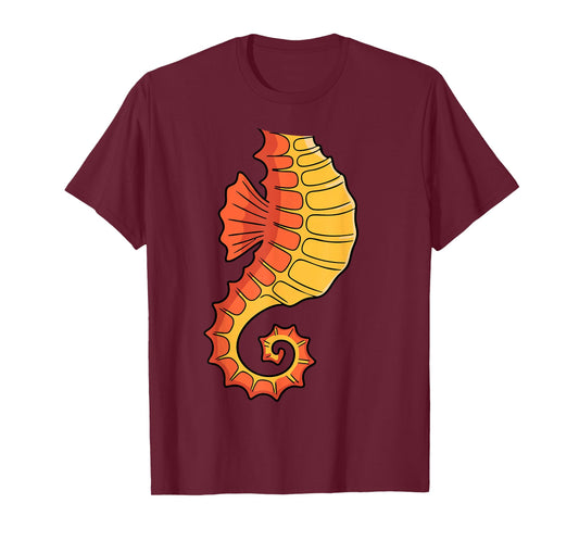 Seahorse Shirt Adult Kids Men Women Sea Horse Costume T-Shirt