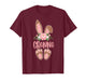 Floral Leopard Granna Bunny Happy Easter Spring T-Shirt