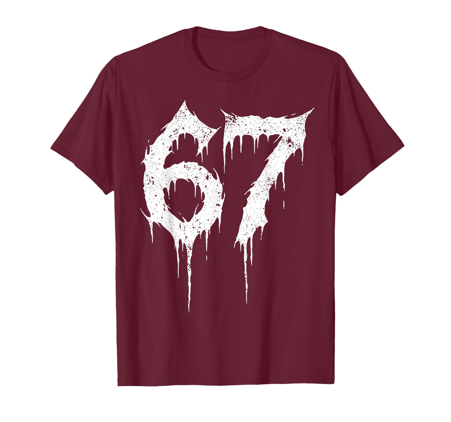 67 Six Seven Gothic Lettering T-Shirt