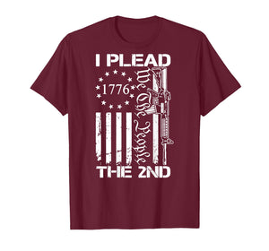 I Plead The 2nd we The People 1776 Flag T-Shirt