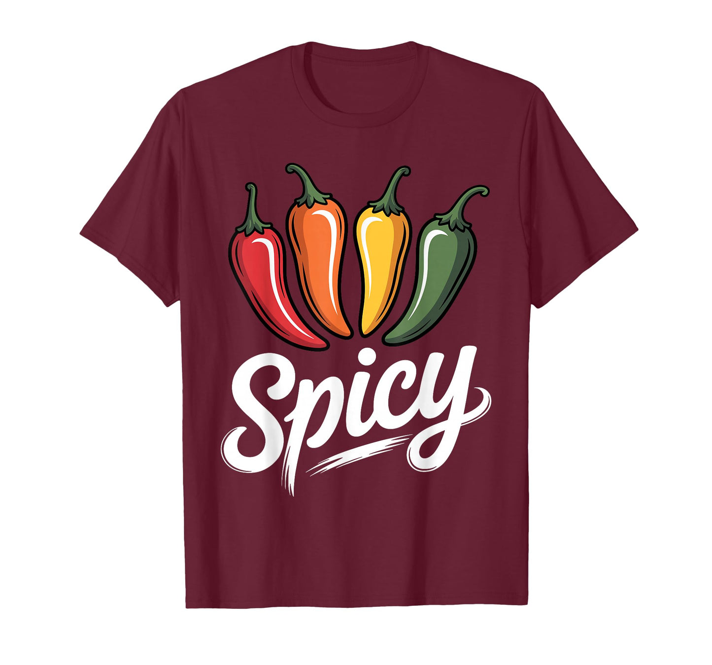 Funny Chili Pepper Art for Men Women Kids Chilli Pepper T-Shirt