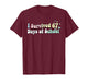 Funny I Survived 67 Days of School for Students Humor T-Shirt