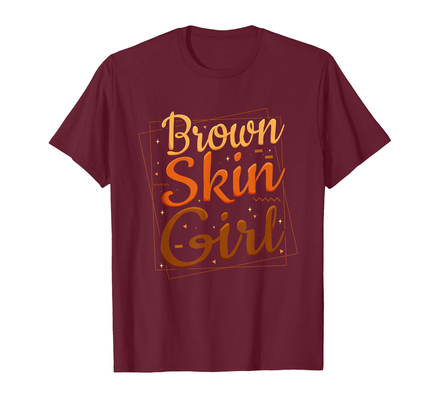 Cute Brown Skin Girl Black History Month Melanin Black Pride T-Shirt