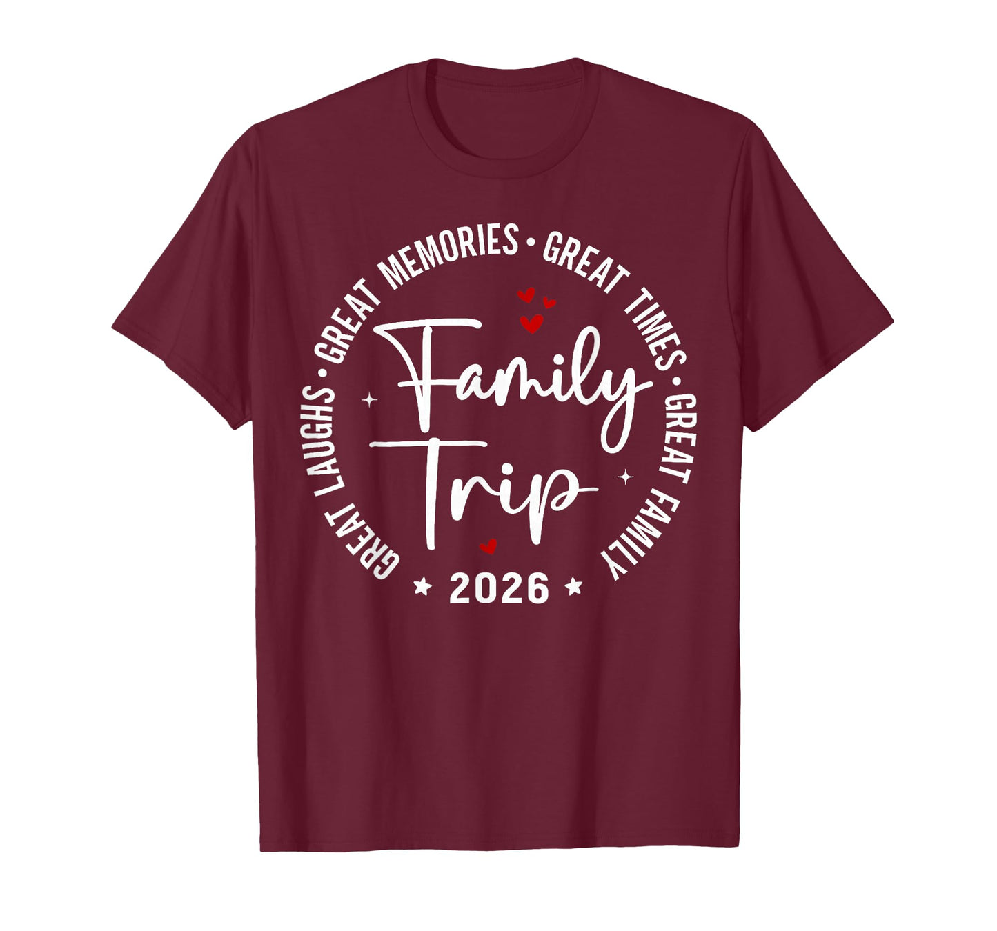 Family Trip Vacation 2026 Matching Group T-Shirt