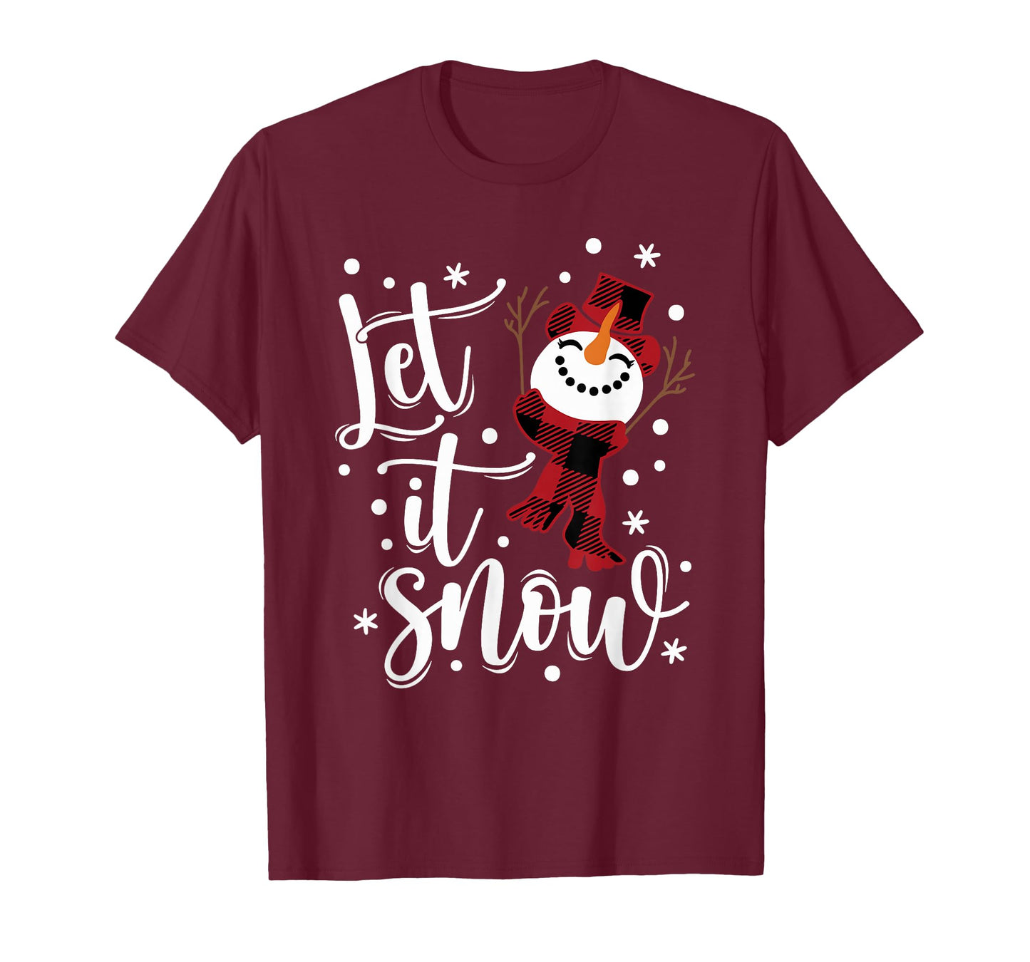 Snowmen Let It Snow Christmas Funny Family Matching Xmas T-Shirt
