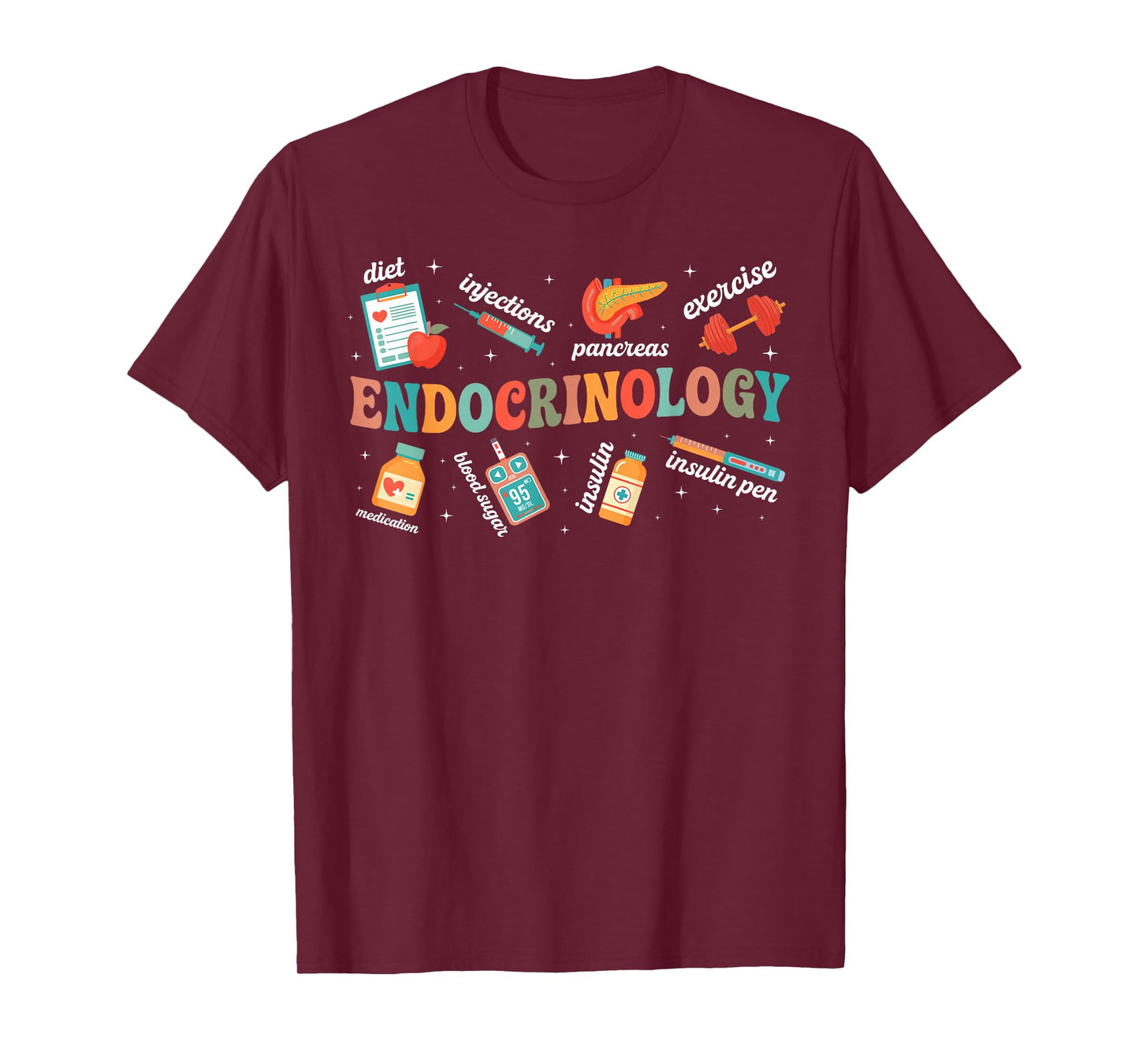 Endocrinology Nurse Appreciation Endo Nurse Endocrine Nurse T-Shirt