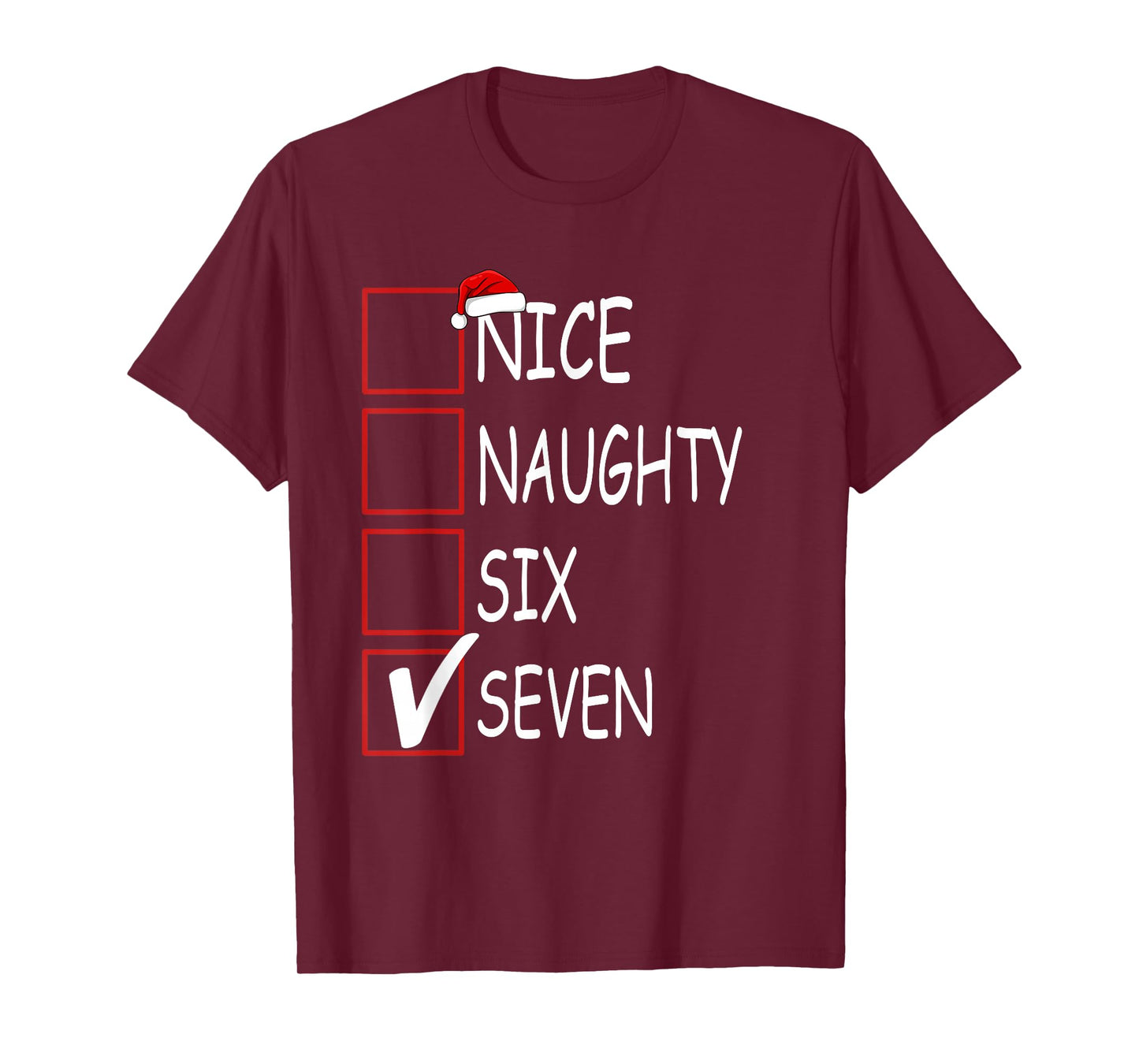 Nice Naughty 67 Funny Brainrot Meme Six Seven Slang T-Shirt