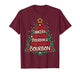 Dasher Dancer Prancer & Bourbon Funny Christmas T-Shirt