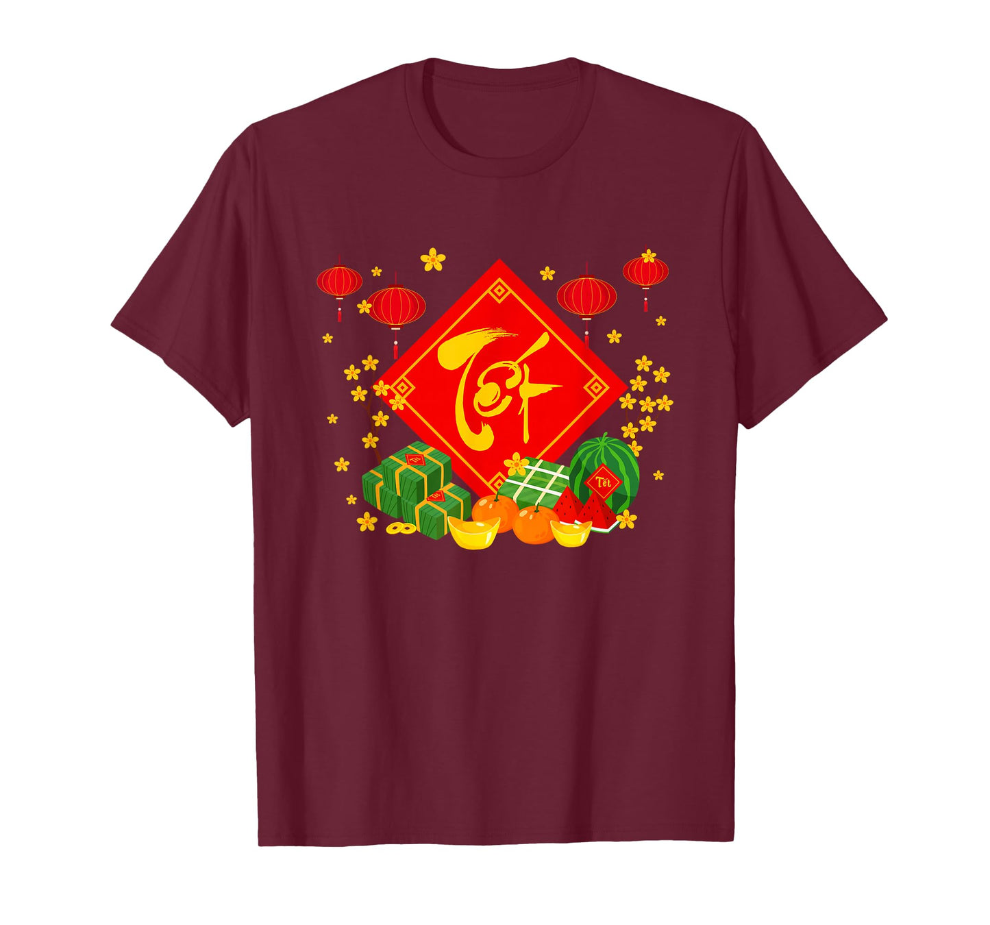 TET Holiday Traditional Vietnamese New Year Decoration T-Shirt