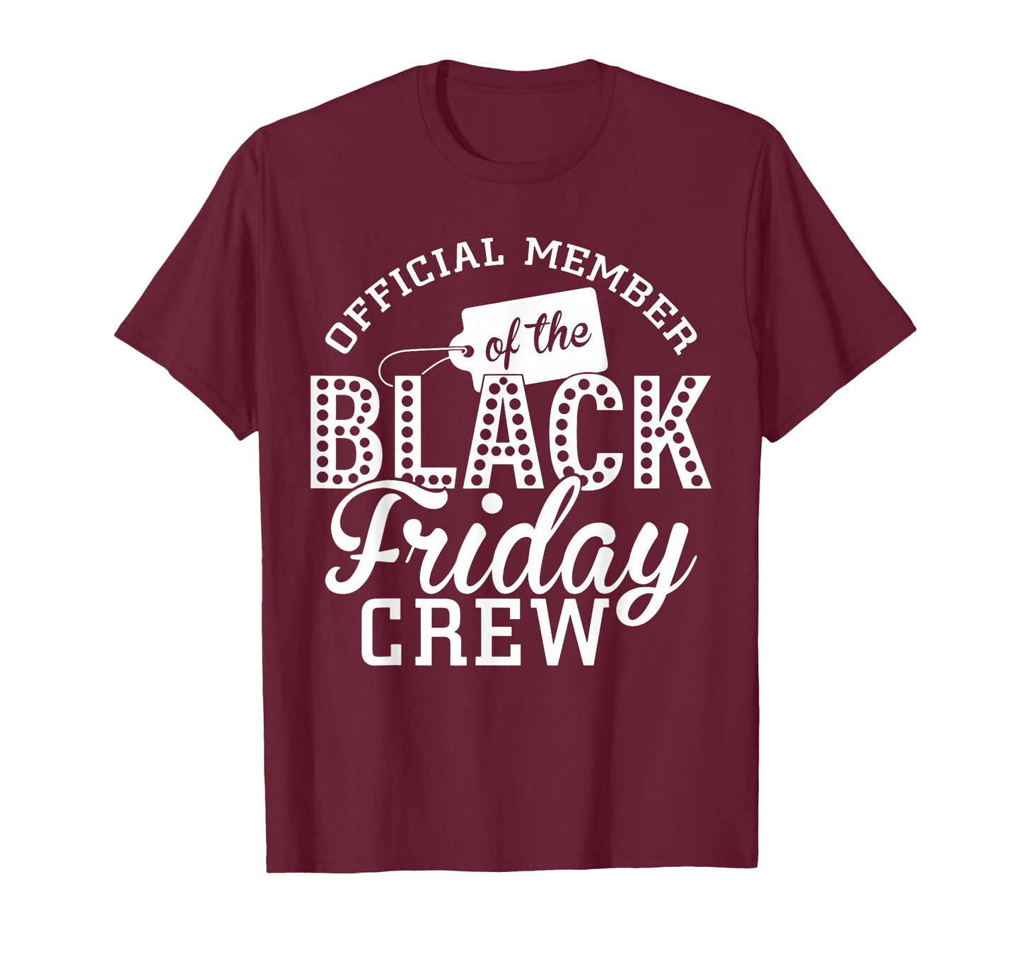Funny Official Member of The Friday Shopping Crew Christmas T-Shirt