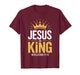 Jesus is King Revelation 17:14 - Christian Religious Bible T-Shirt