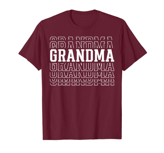 Grandma Funny Layered Text Mother's Day Grandma T-Shirt
