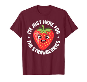 Funny Strawberry Art for Men Women Fruit Strawberry Lover T-Shirt
