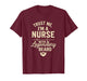 Funny Bearded Nurse Tee for Male Nurses with Beards T-Shirt