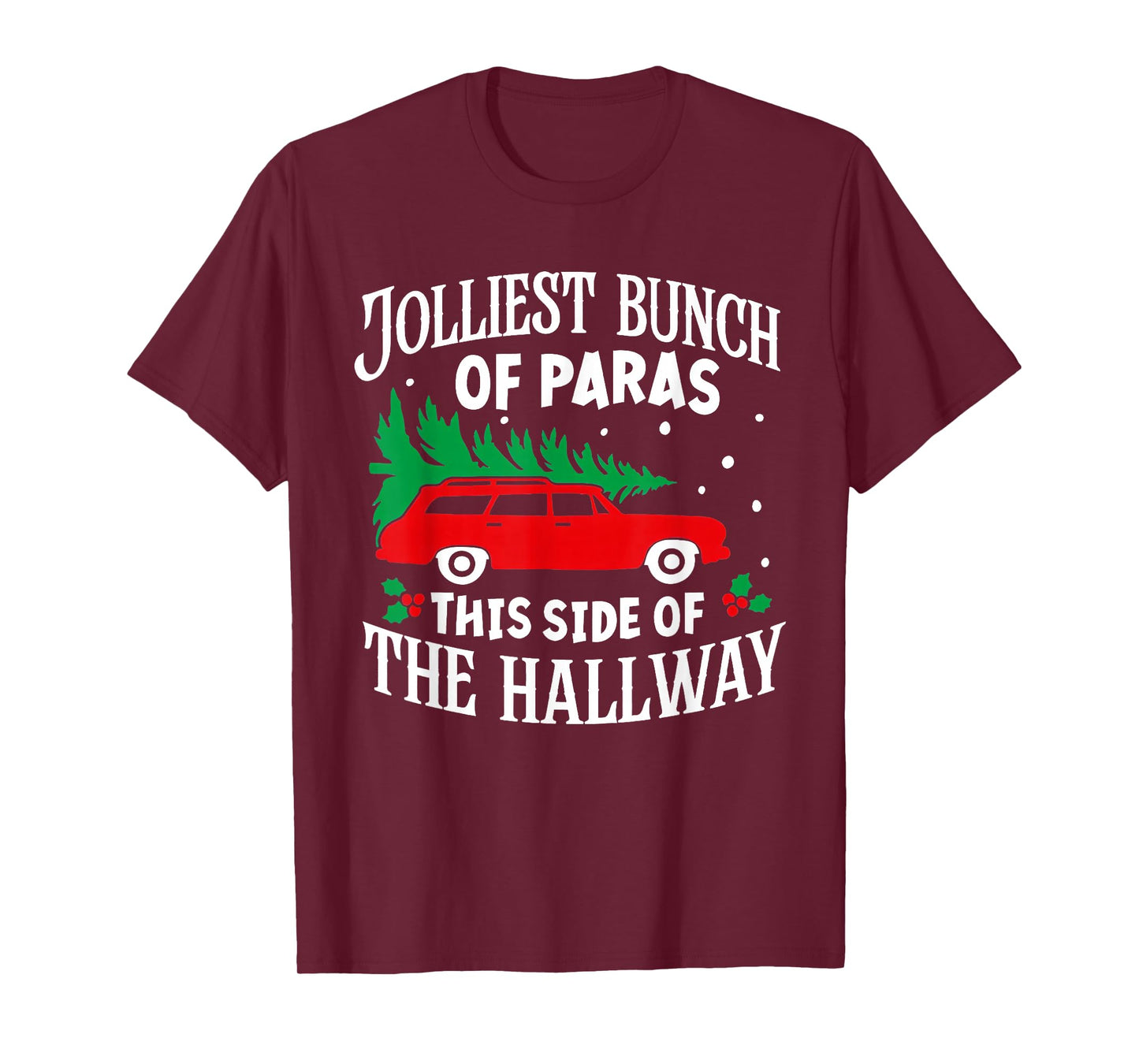 Jolliest Bunch of Paras This Side of The Hallway Xmas PJ T-Shirt