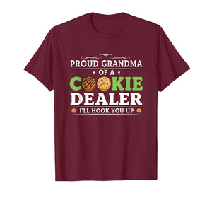 Grandparent Proud Grandma of A Cookie Dealer Funny Grandma T-Shirt