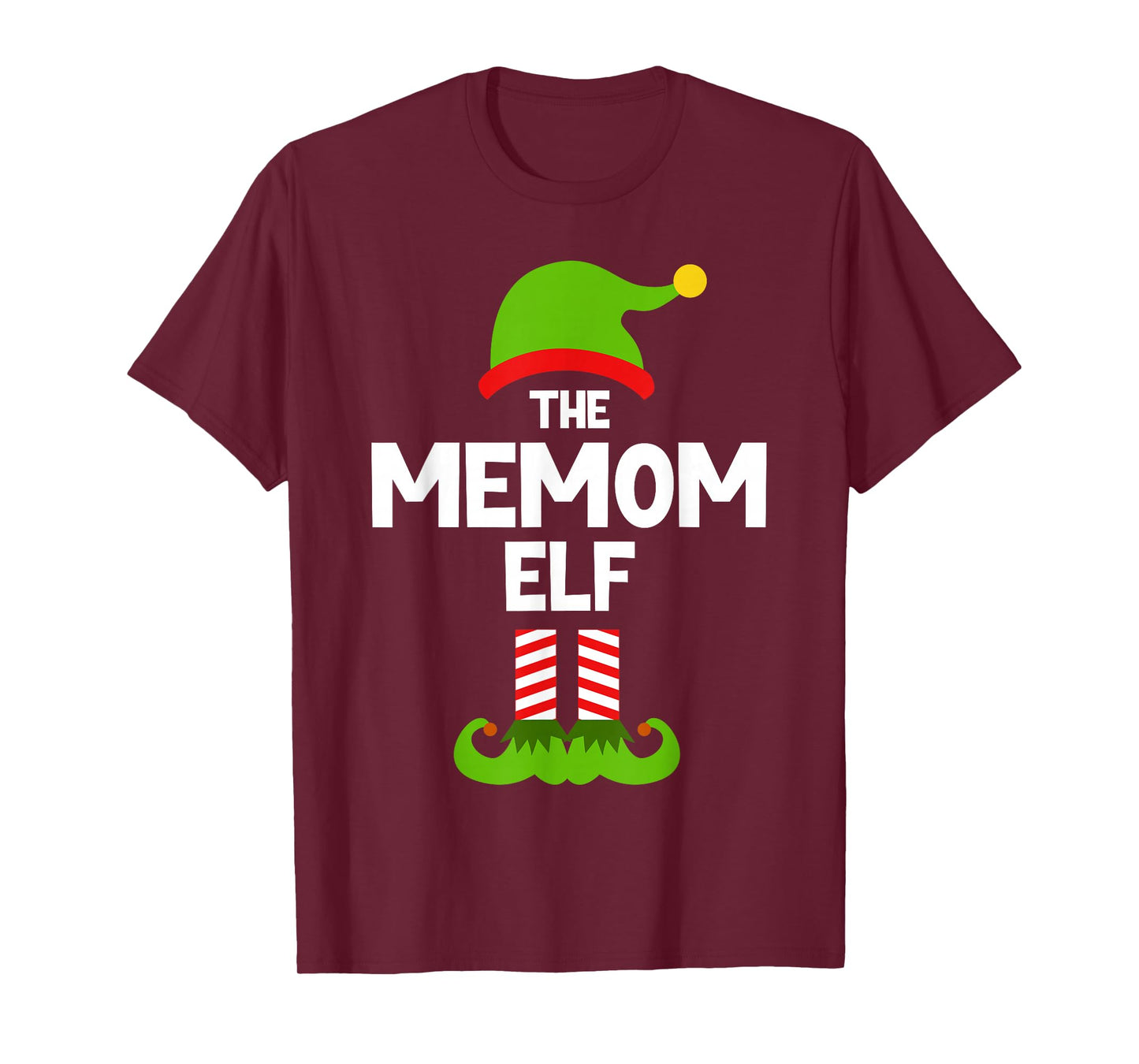 I'm The Memom Elf Christmas Family Pajama Funny T-Shirt