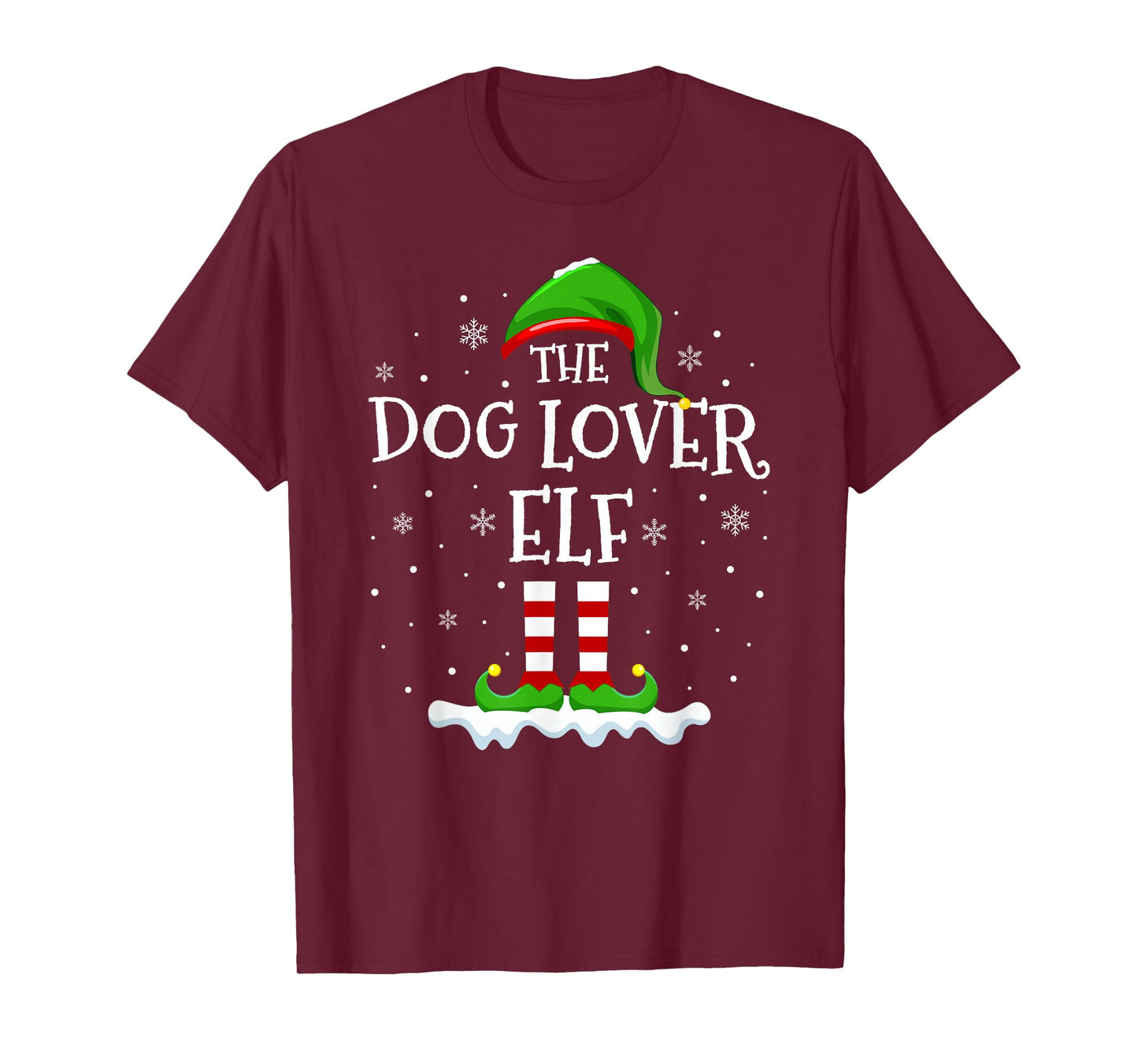 Dog Lover Elf Squad Xmas Family Matching Group Christmas Elf T-Shirt