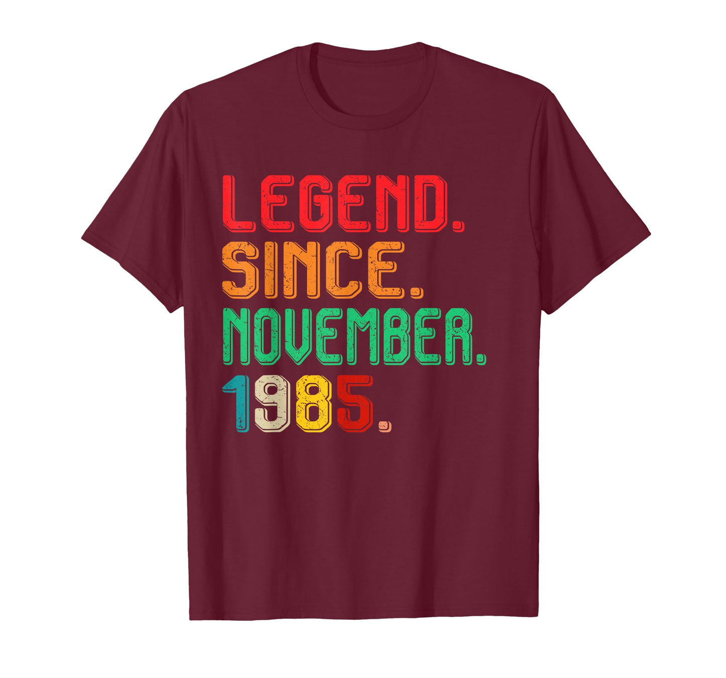 Legend November 1985 40th Birthday Men Women 40 Year Old T-Shirt