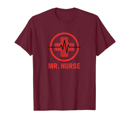 Nurse MR. Nurse, Male Nurse Murse Pride Design T-Shirt
