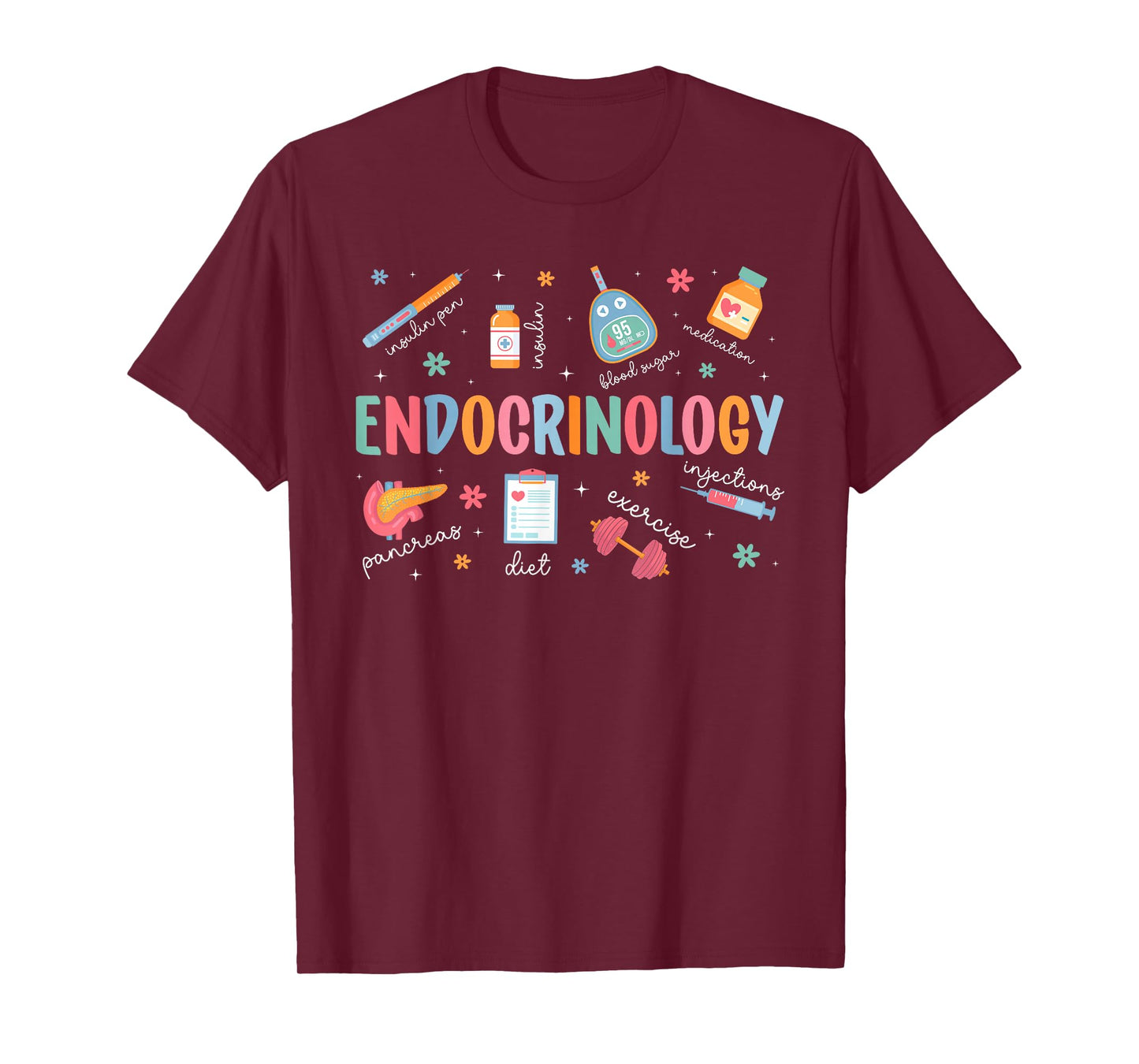Endocrinology Nurse Appreciation Endo Nurse Endocrine Nurse T-Shirt