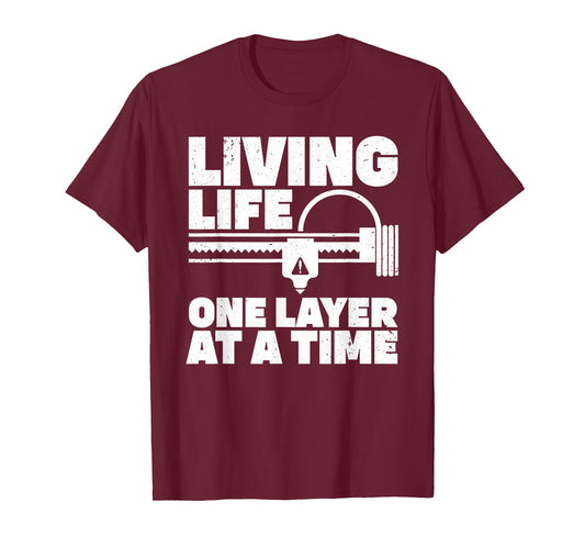3D Printing Art for Men Women 3D Printer Lover 3D Printing T-Shirt