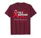 I'm A Survivor Stroke Awareness Red Butterfly Heart Stroke T-Shirt